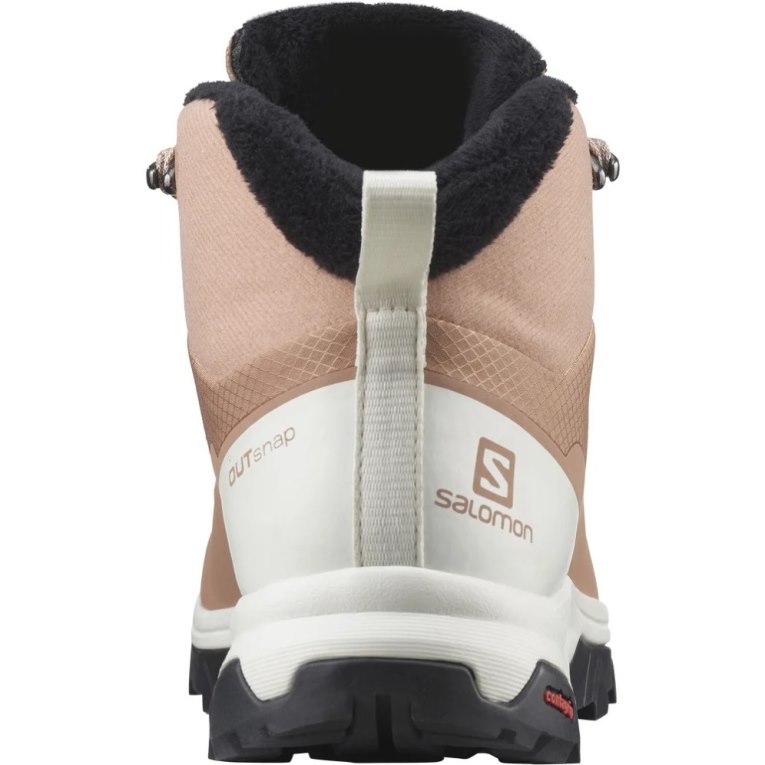 Botas de Inverno Salomon Outsnap CSWP Feminino Marrom | PT S85207